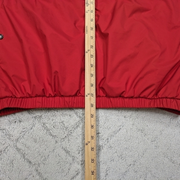 Footjoy Jacket Men's L Red Dryjoys Golf Pullover ½ Zip Short Sleeve Weatherproof - Picture 9 of 10